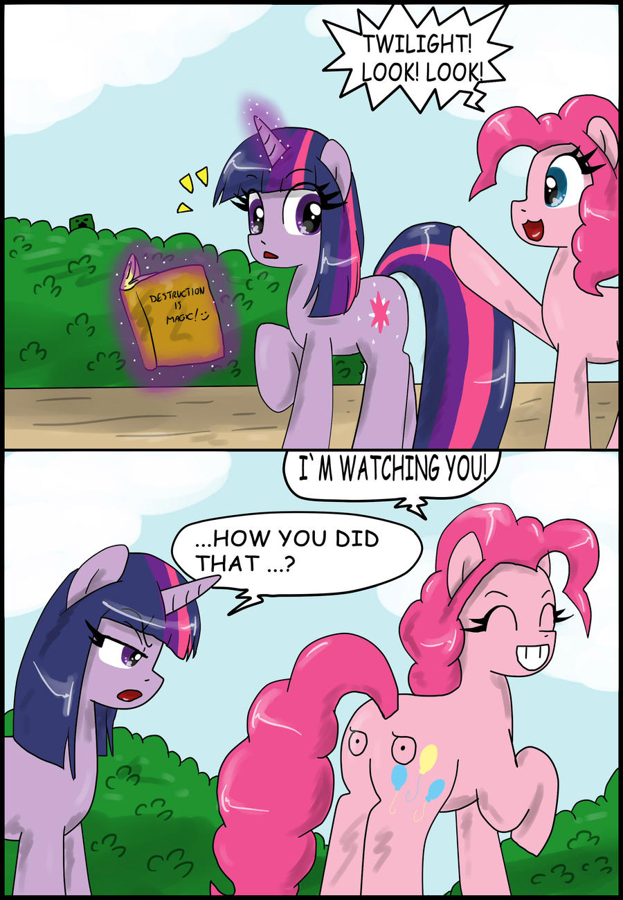 Pinkie is watching
