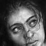 Portrait of an actress. Kajol. Bollywood