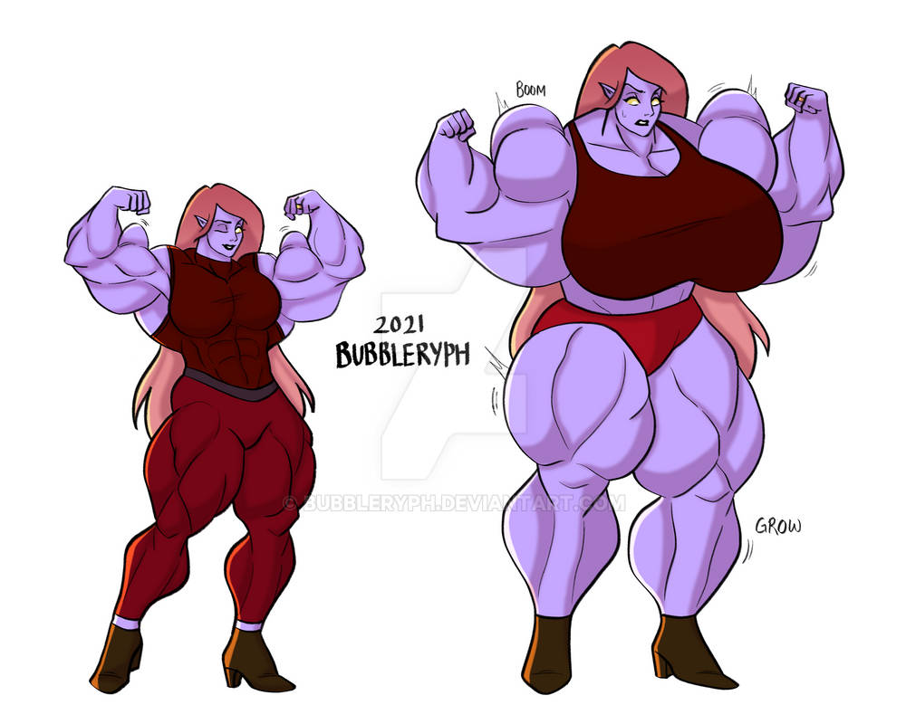 Bulked up in May 2023 by muscleslave1 on DeviantArt