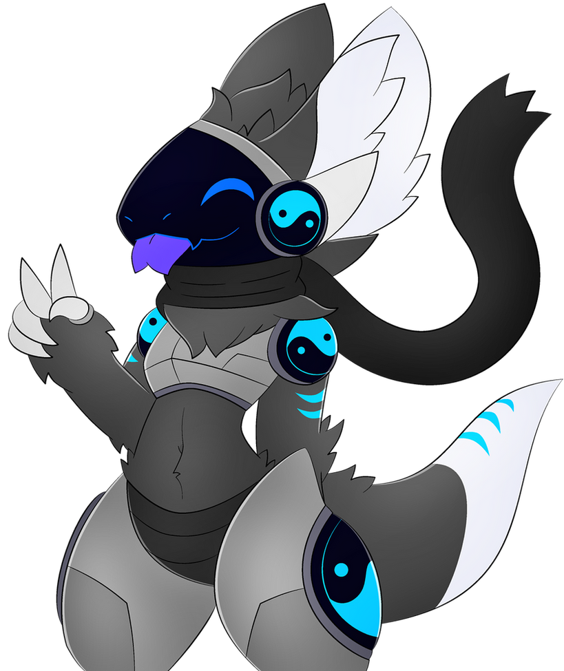 Protogen Kangaroo Commission - Key the Protogen by ZinZoa on DeviantArt