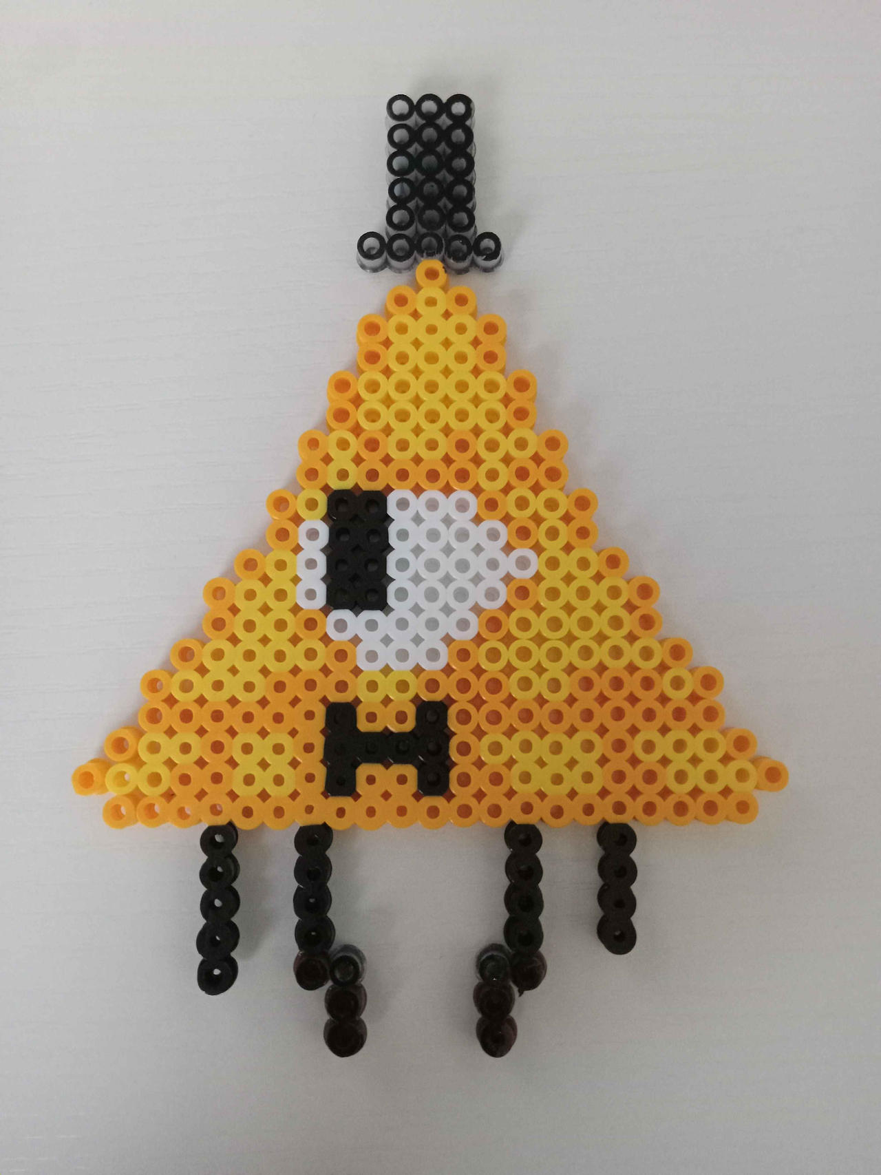 bill cipher Perler bead by OfficialLambfox on DeviantArt