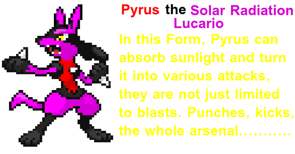 Pyrus (Solar Radiation Form) by AlphaDragonvore on DeviantArt