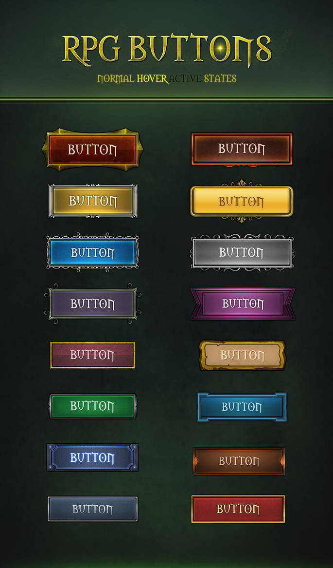 RPG Buttons 2.0 by KodiakGraphics on DeviantArt