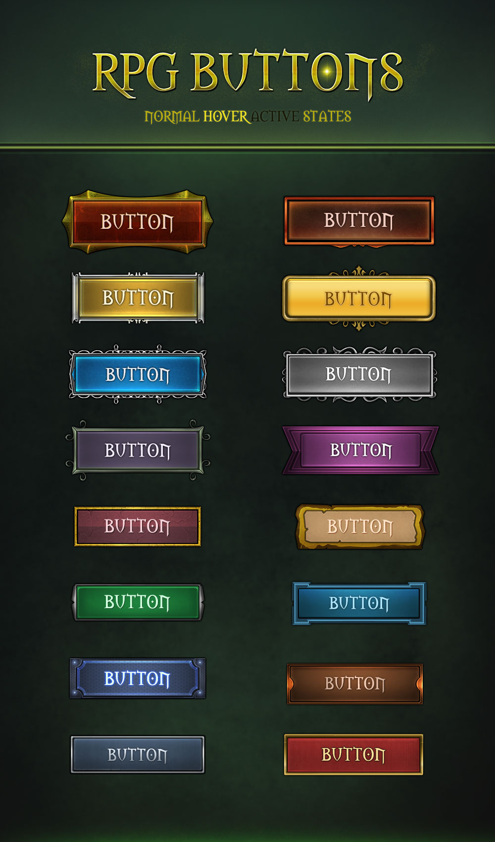 RPG Buttons 2.0 by KodiakGraphics on DeviantArt