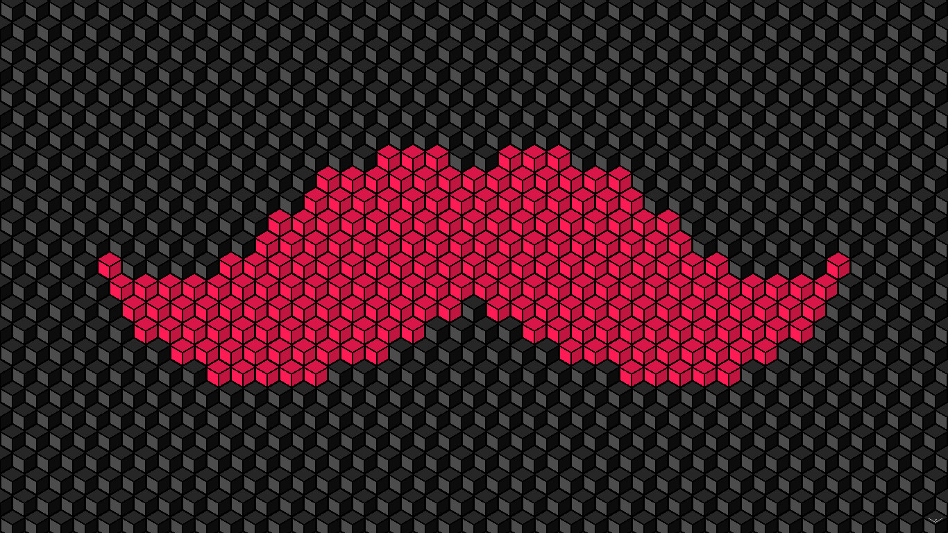 Simple Wallpaper #3 - Warfstache 'Stache by DarkRose-chan