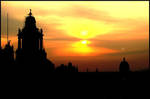 Zocalo Sunrise by scarredbutnotbroken