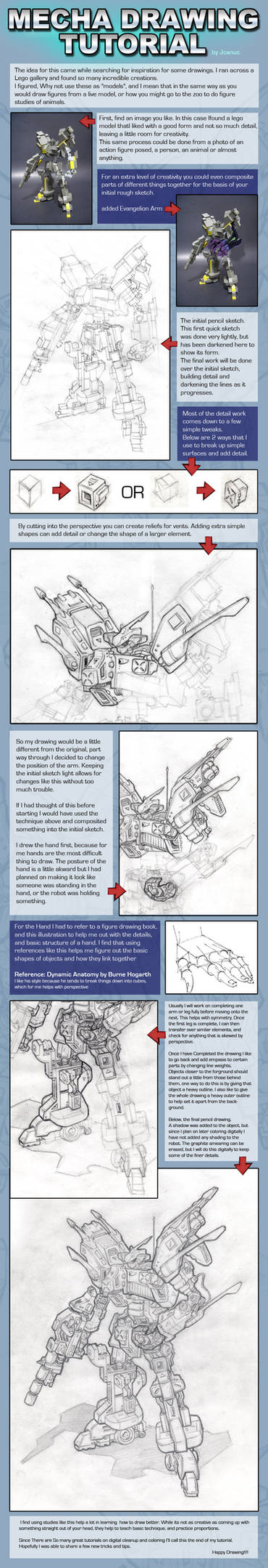 Mecha Drawing Tutorial