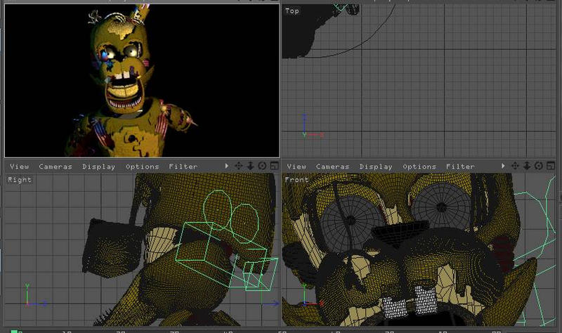 Springtrap V4 Behind the scenes #2- Springtrap V4 by GamerulFredbear on DeviantArt