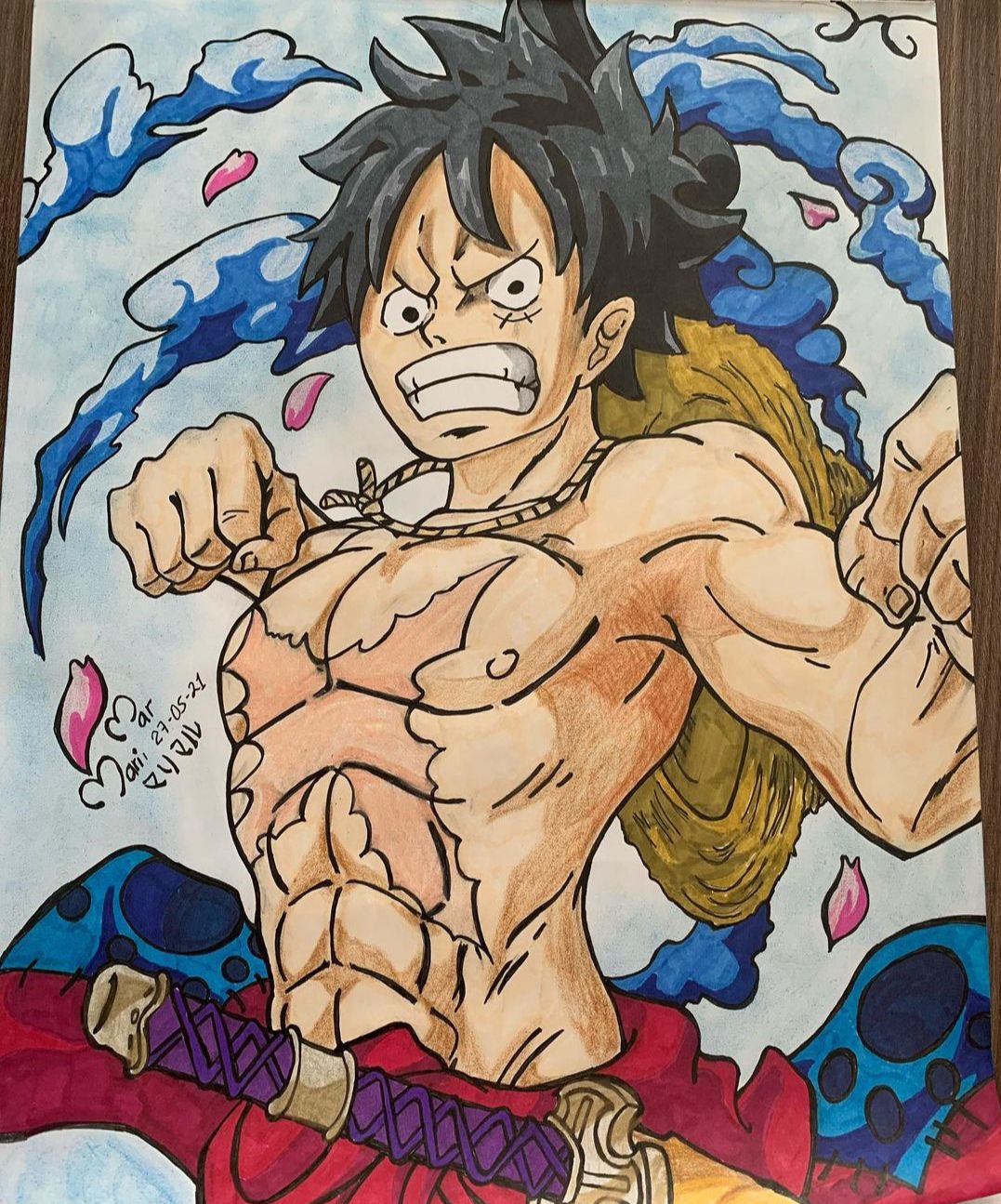 Luffy (WanoCountry) (Original) by MonkeyOfLife on DeviantArt