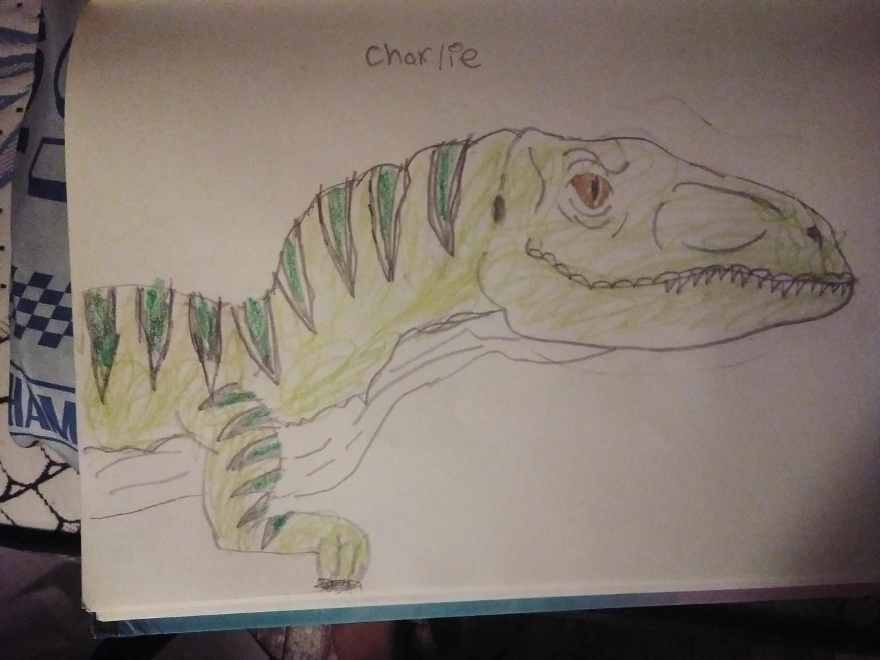 Charlie the Velociraptor by EliteSaiyan01 on DeviantArt