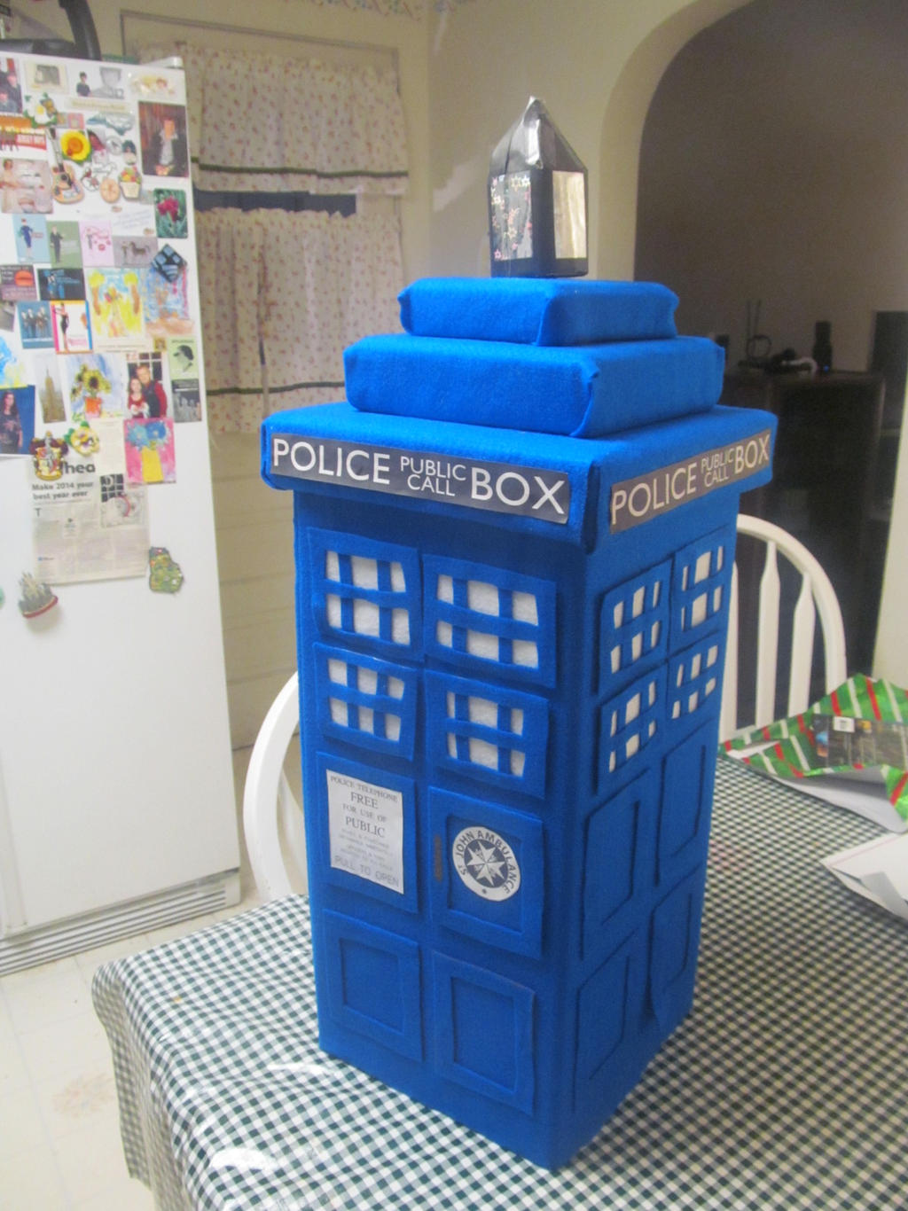 My Home Made TARDIS -view 1 Front