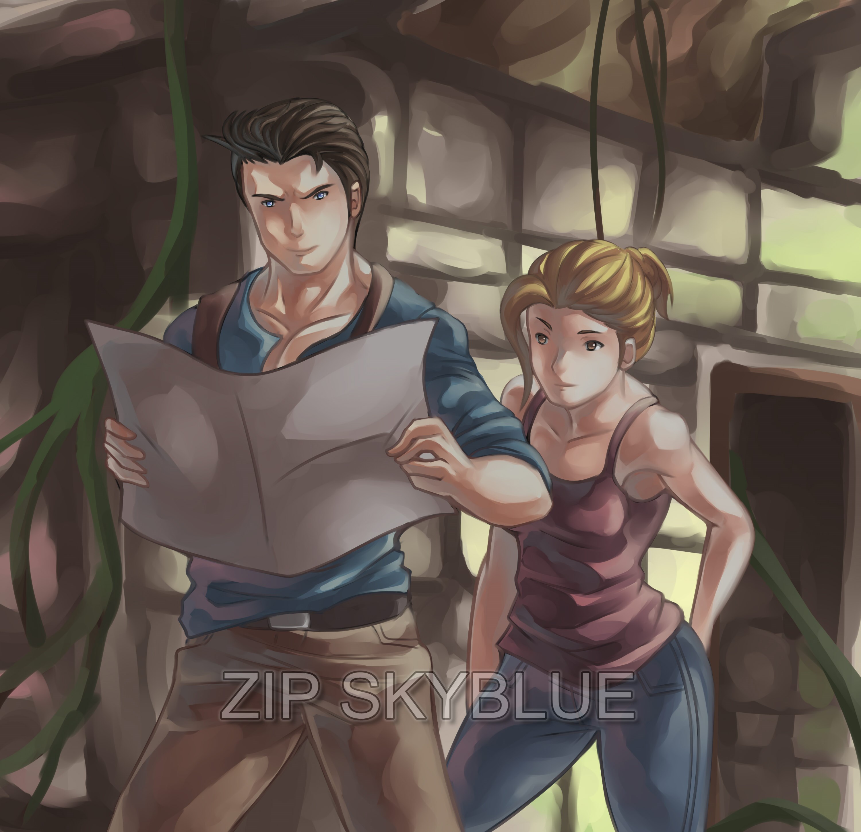 Uncharted ~ Nate & Elena  Uncharted, Uncharted game, Nathan drake