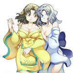 ASUKA AND YUMI by zipskyblue