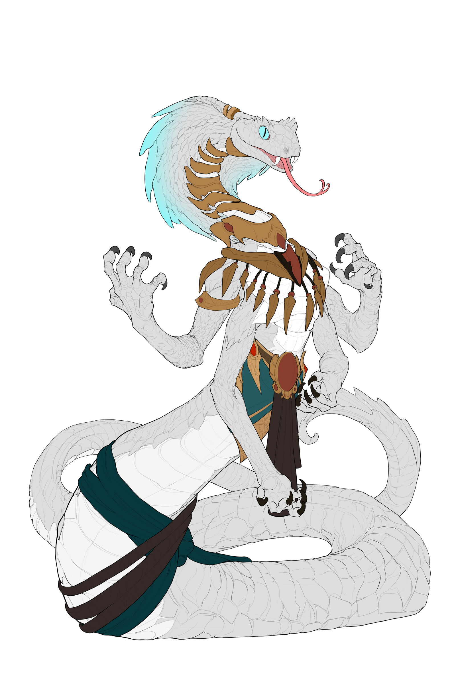 Deviantart Snake Crystal Snakefolk - Crystal by CrystallineTheDragon on DeviantArt