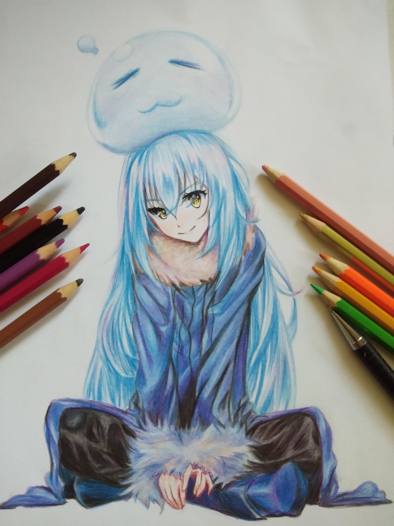Draw Rimuru Rimuru Tempest by 3SYArt on DeviantArt