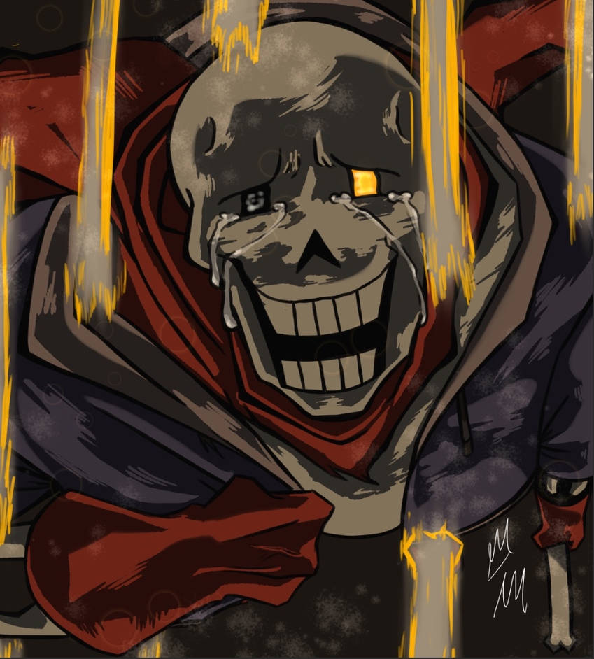 Distressed Papyrus Disbelief Papyrus Fanart by kaiz3rrr on DeviantArt