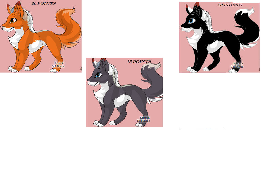 Fox Adaptables fox adoptables by wooxy on DeviantArt