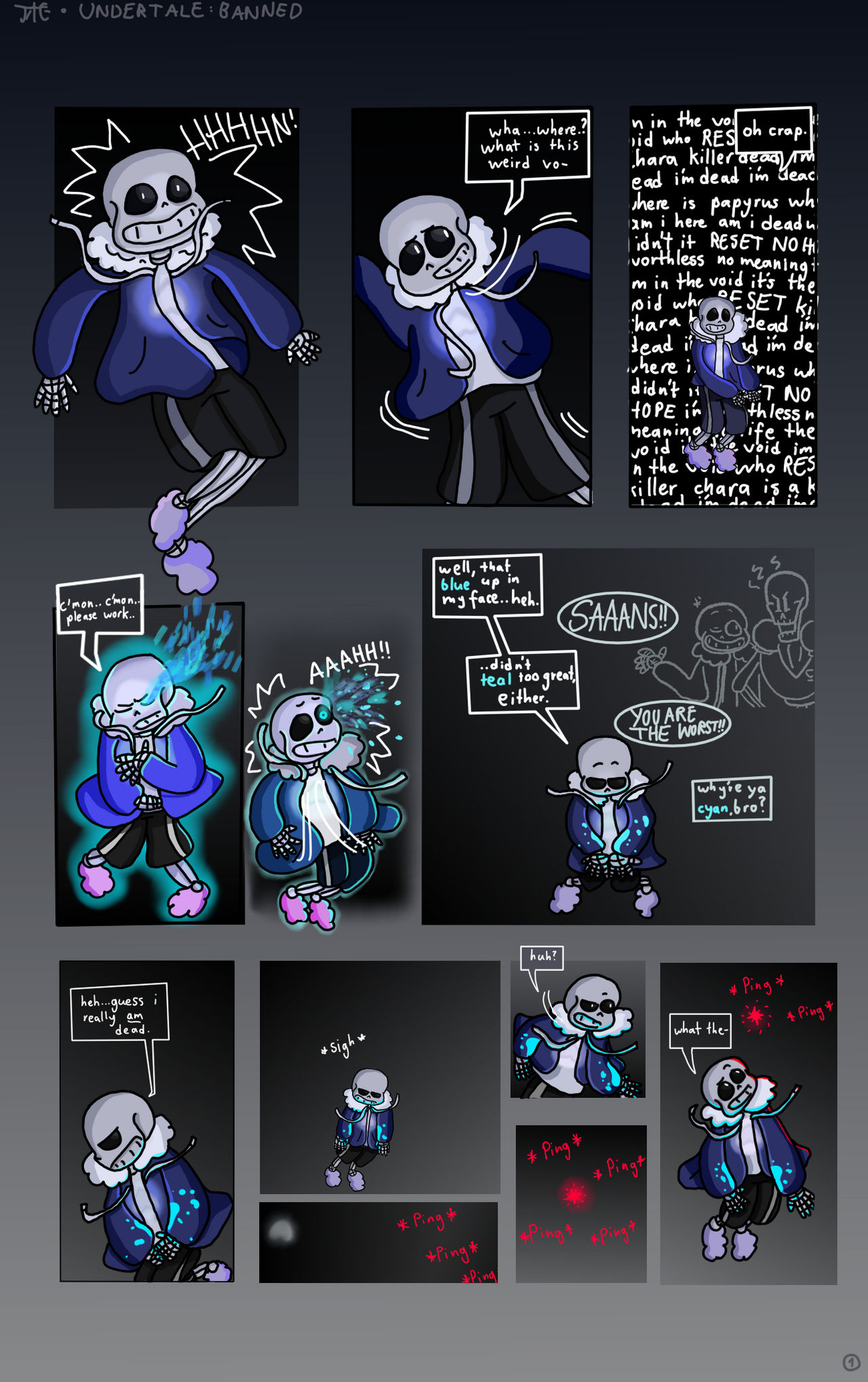 Undertale: Banned- Page 1 by JasperTheCat16 on DeviantArt