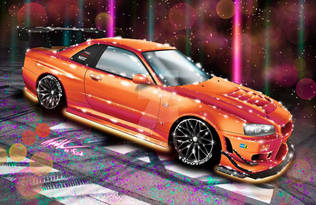 Gt R R34 Custom Lbt 1999 Nissan Skyline GT-R R34 Custom by MadWorldImages on DeviantArt
