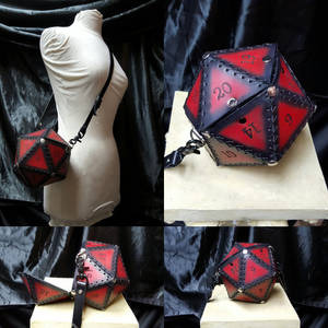 Leather D20 Purse