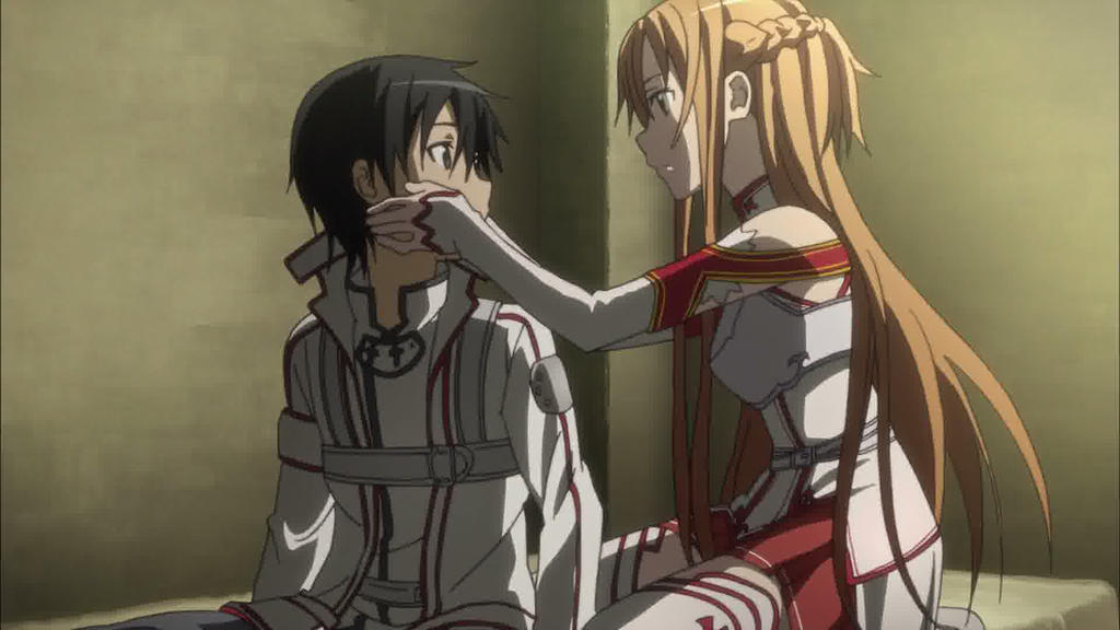 Sword Art Online Kirito And Asuna Kiss Sword-art-online kirito-and asuna kiss by Dannykowalczik on DeviantArt