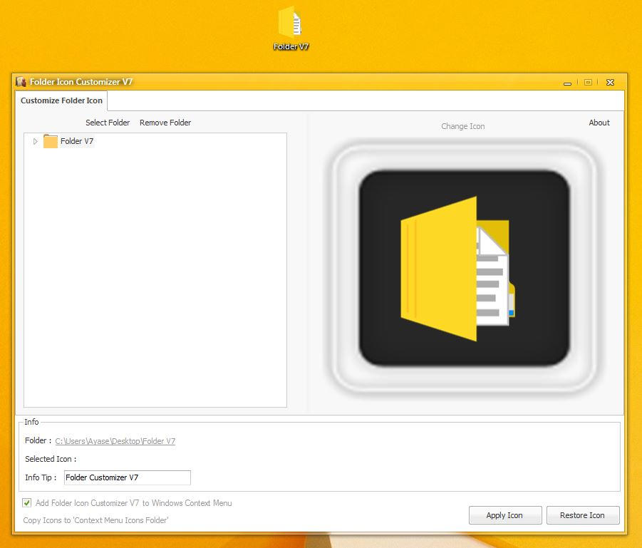 Folder Icon Customizer V7