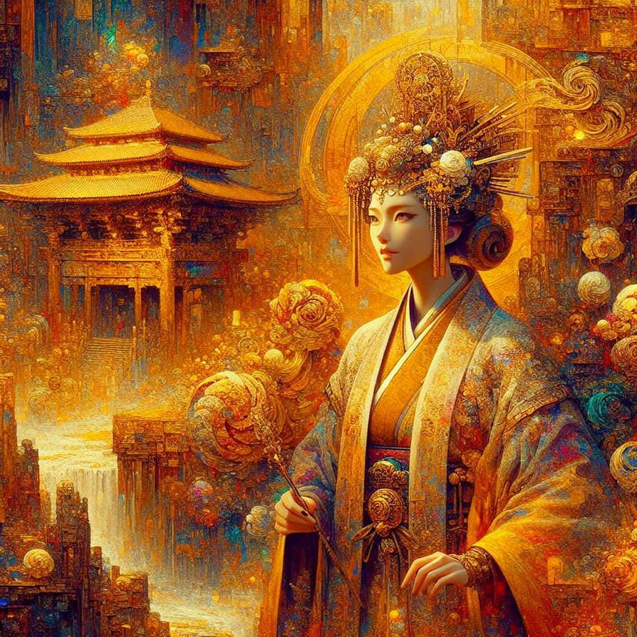 Multistar Geisha Sun Flares Illuminating Beauty Geisha by christianhulett on DeviantArt