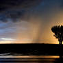 Supercell at Sunset