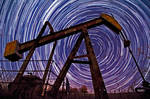 Pure Oklahoma Star Trail by Bvilleweatherman