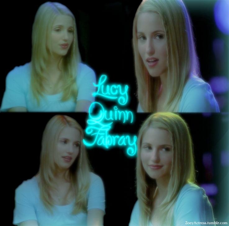 Lucy Quinn Fabray Glee by ZoeyActress on DeviantArt