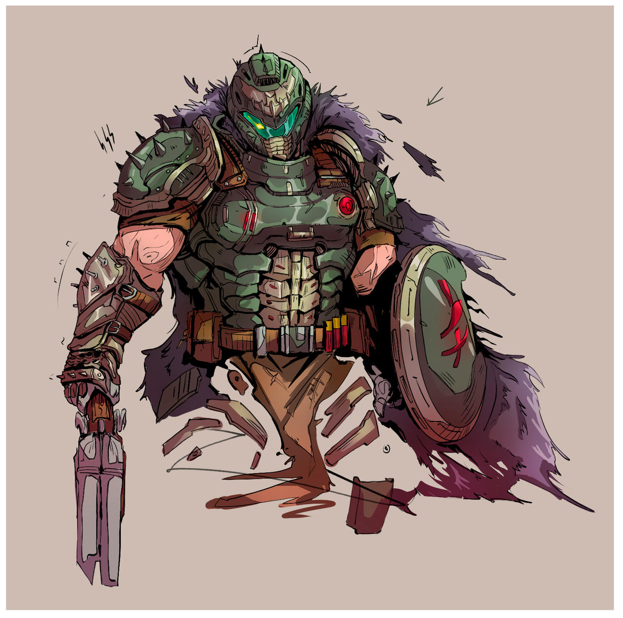 Sketch 5 Doom by AboSargsyan on DeviantArt