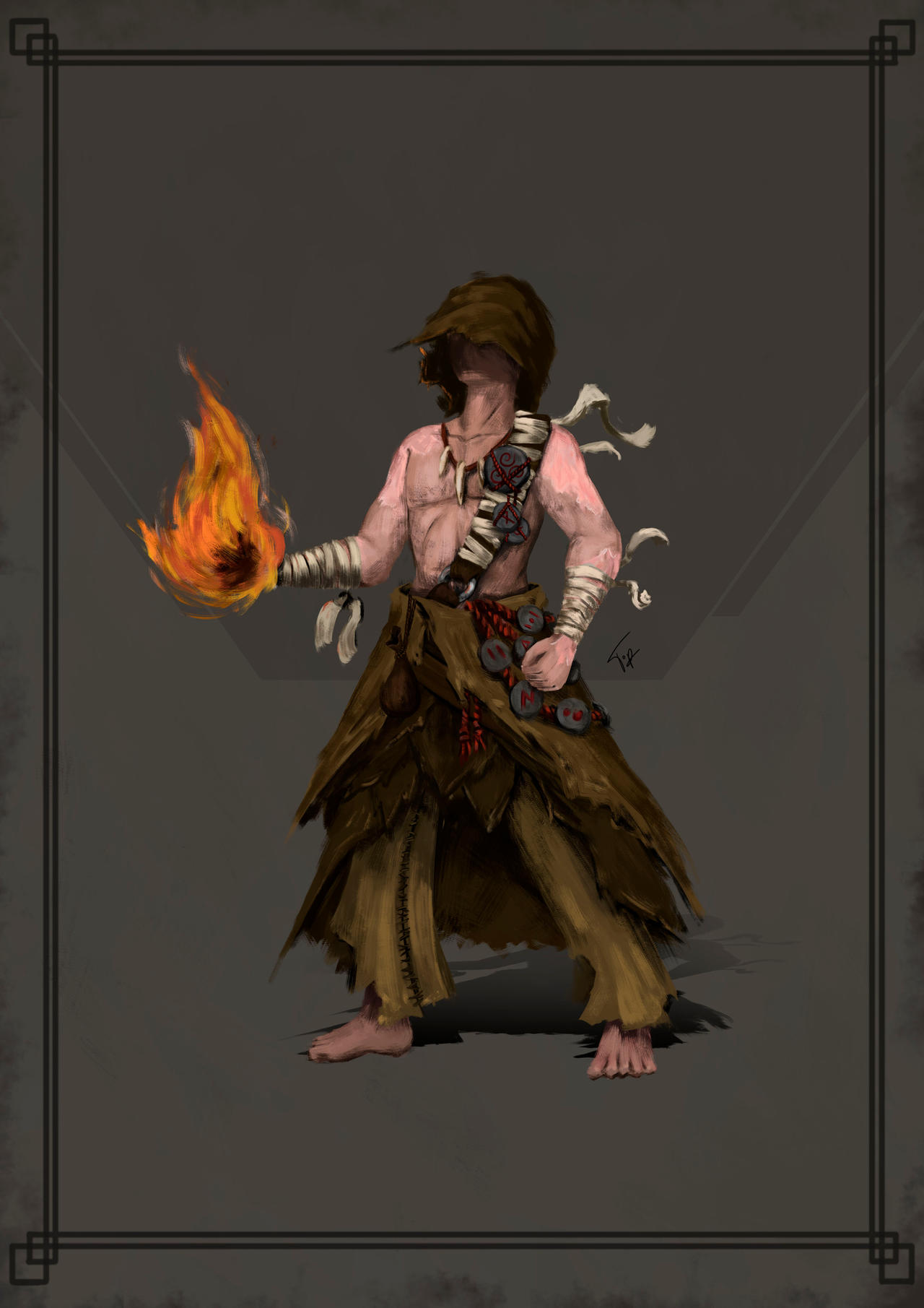 Muscle Pyromancer Pyromancer by IsoMurmeli on DeviantArt