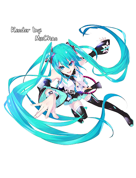 Miku Hatsune -Render-