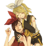 Render Meiko Sakine Y Rin Kagamine