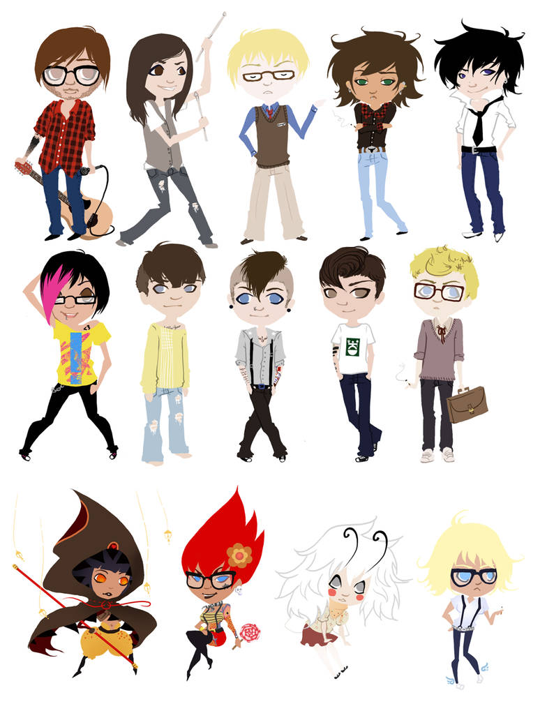 Chibis Sample by Camaryn on DeviantArt