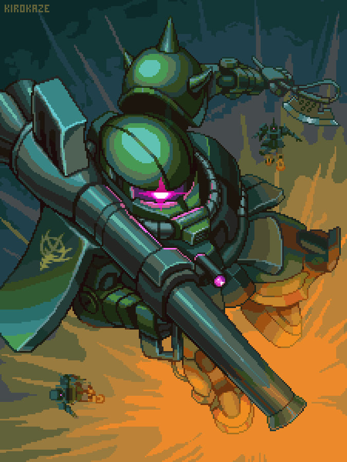 Zaku Deploy by kirokaze on DeviantArt