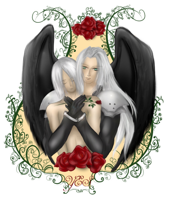 Kadaj and Sephiroth