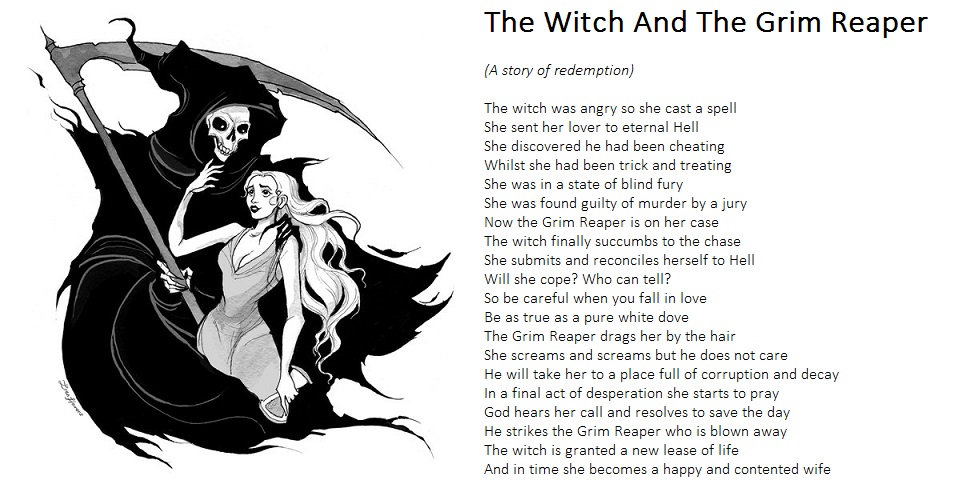 The Witch And The Grim Reaper by demonrobber on DeviantArt