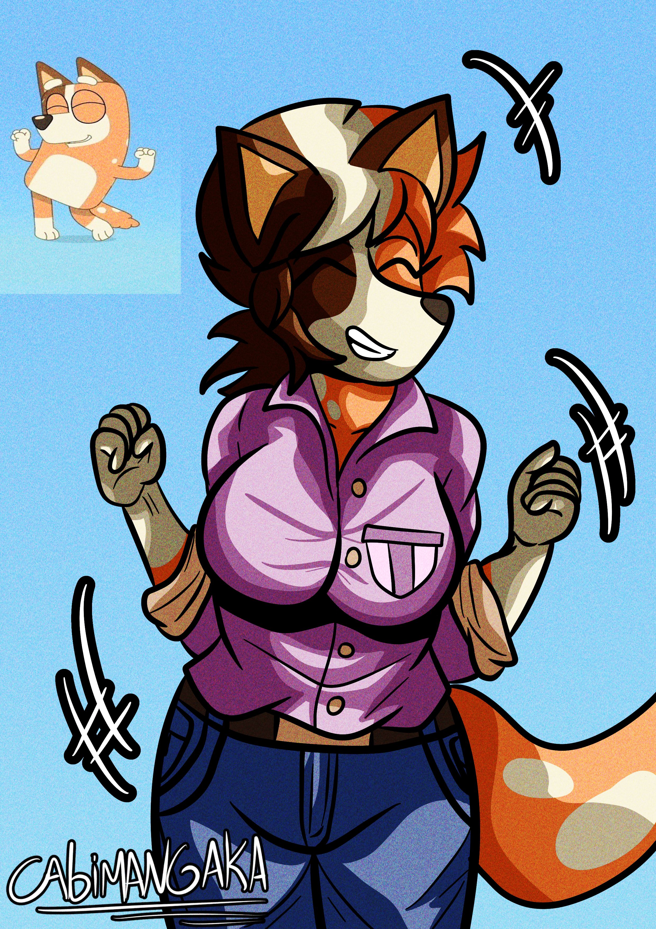 Chilli Heeler in my style by CabiMangaka on DeviantArt