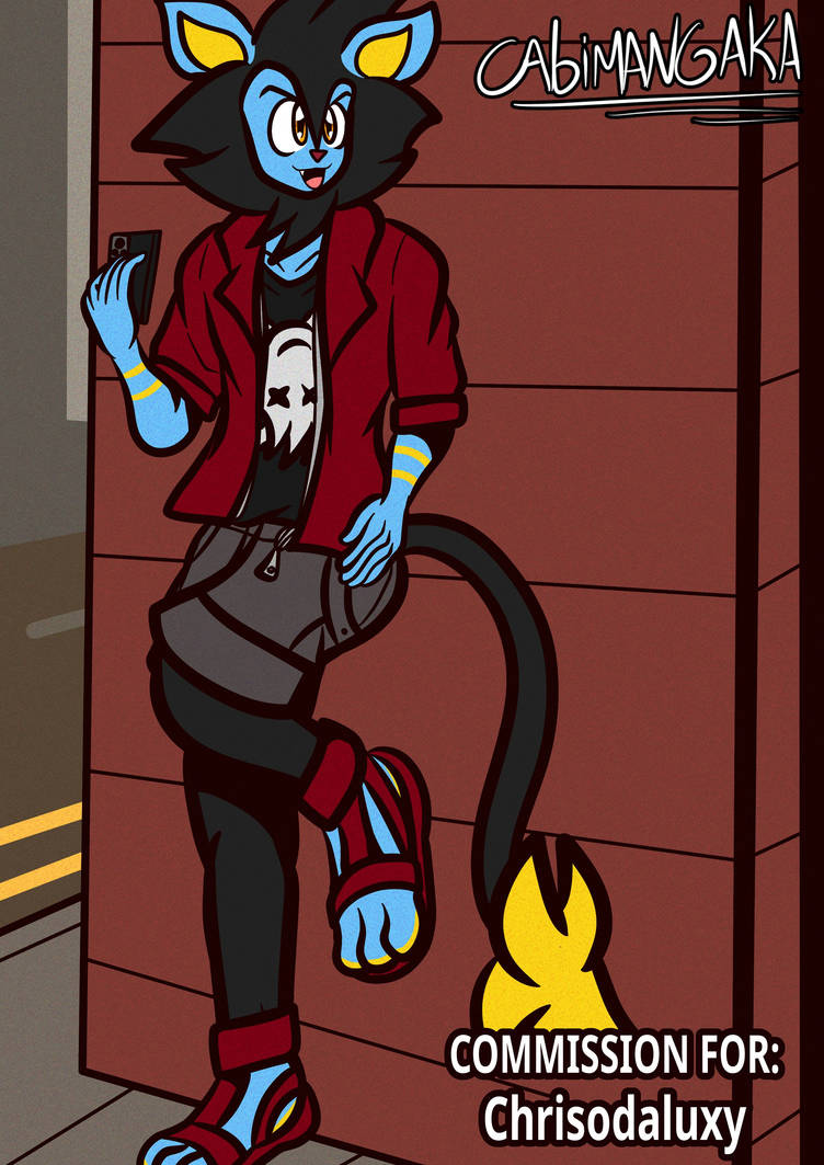 Chriso81 Deviantart Commission for Chrisodaluxy: Chriso chilling by CabiMangaka on DeviantArt