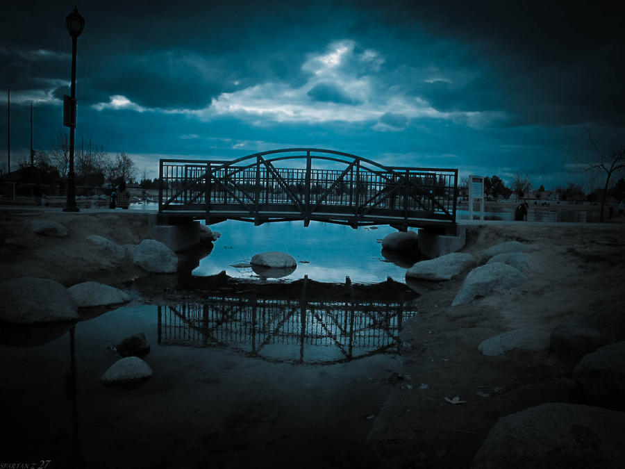 blue bridge