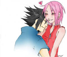 Gentle Smile: Sasuke+Sakura