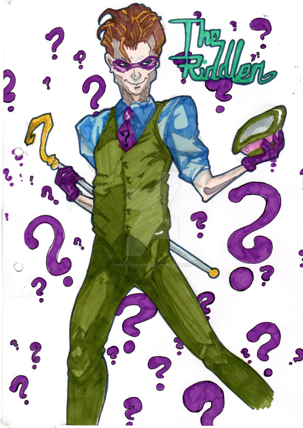 Riddler by MinutiusHora on DeviantArt