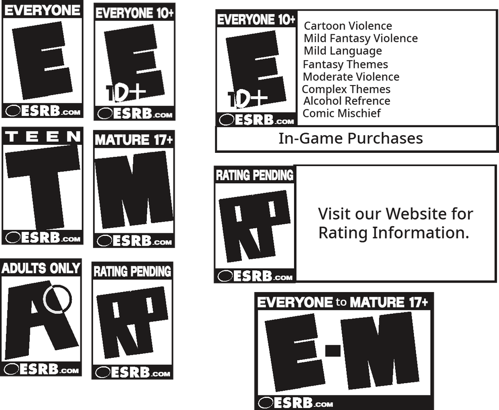 ESRB Ratings Redesign Concept by StuartTV on DeviantArt