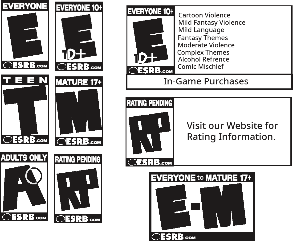 ESRB Ratings Redesign Concept by StuartTV on DeviantArt