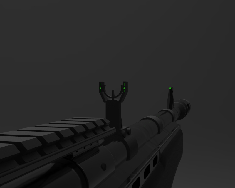 Night sight (green) rendering test