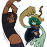 Stretchy Cartoon Gals