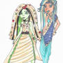 Erika and Hermine Indian Dreams Outfit