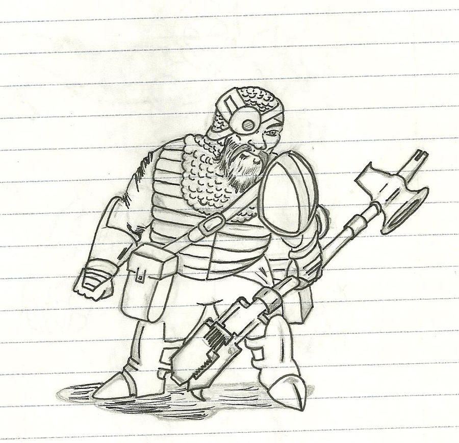 Dwarf Engineer by The-Black-Phantom on DeviantArt