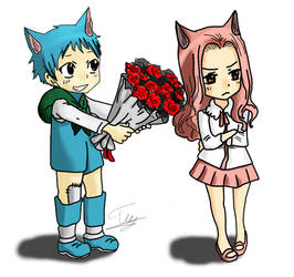 Fairy Tail - Happy and Charle